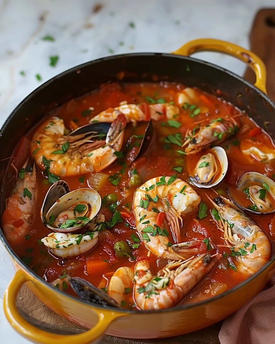 Cacciucco – Tuscan Seafood Stew