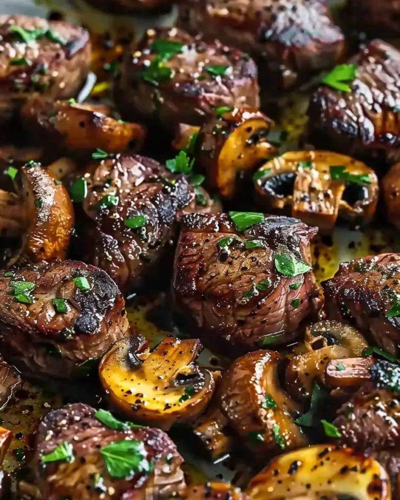 Cajun Butter Steak Bites with Mushrooms: An Incredible 7-Step Recipe
