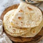 Easy Sourdough Tortillas