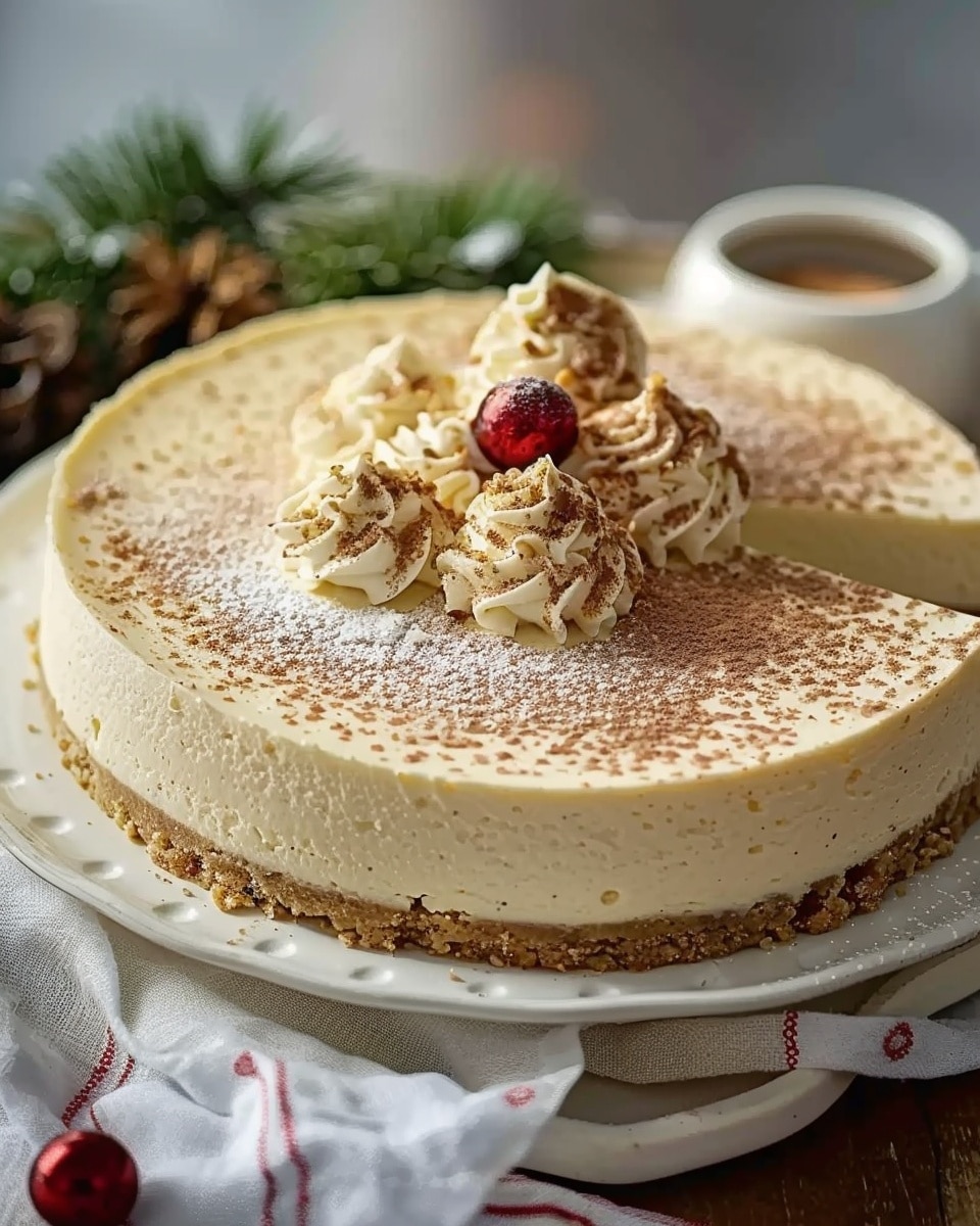 Eggnog Cheesecake