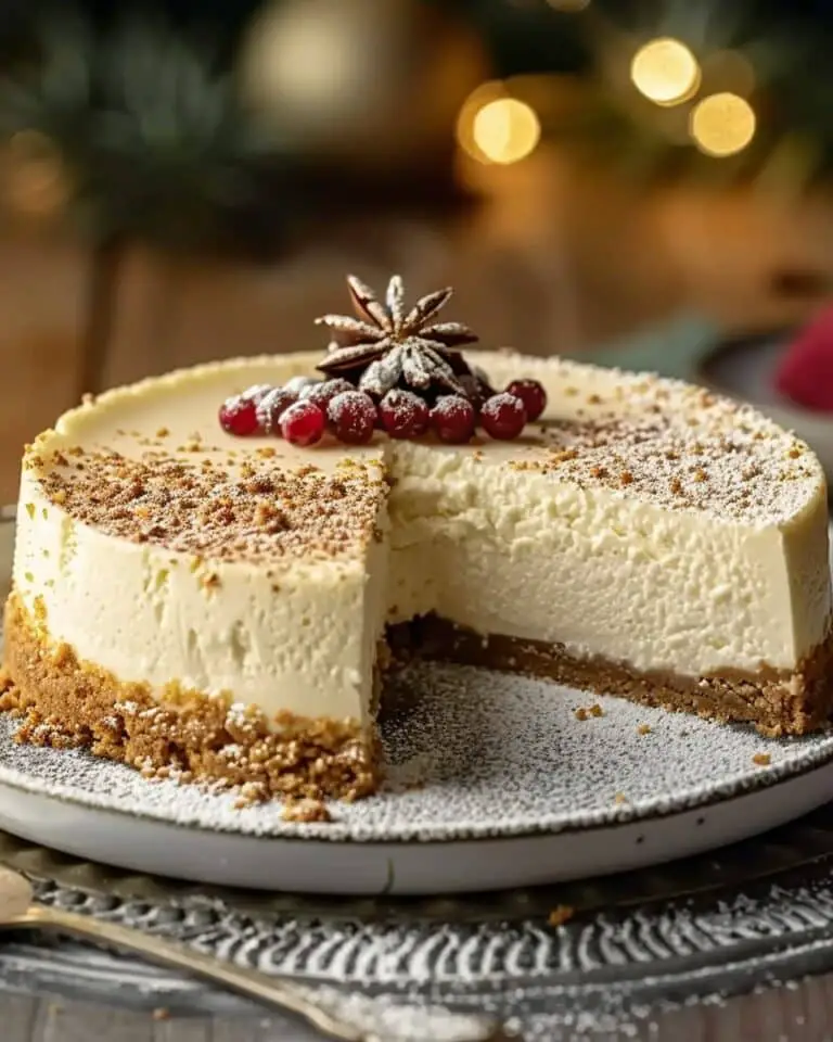 Eggnog Cheesecake