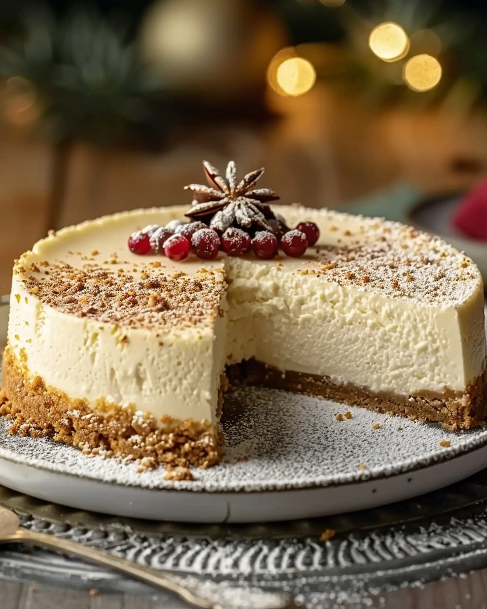 Eggnog Cheesecake