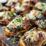 French Onion Steak Crostini