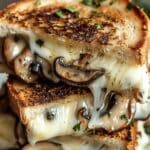 Garlic Mushroom Grilled Cheese
