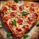 Heart Shaped Pizza