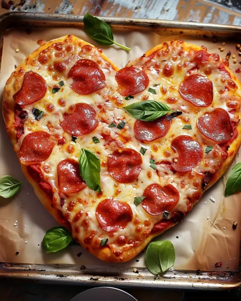 Heart Shaped Pizza