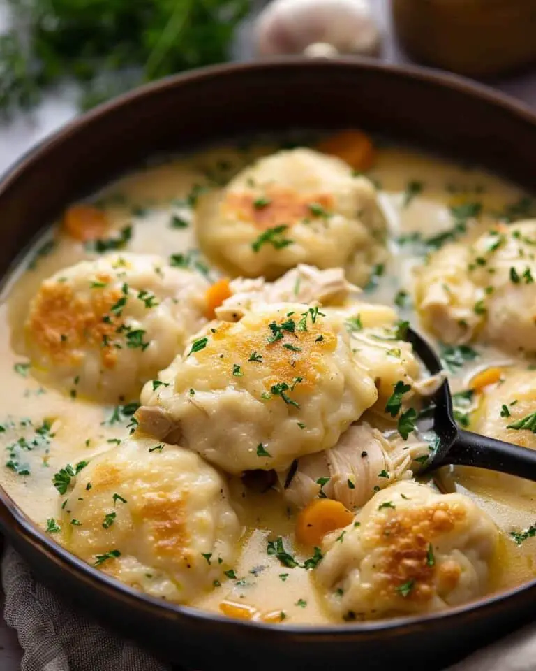 Keto Chicken & Dumplings