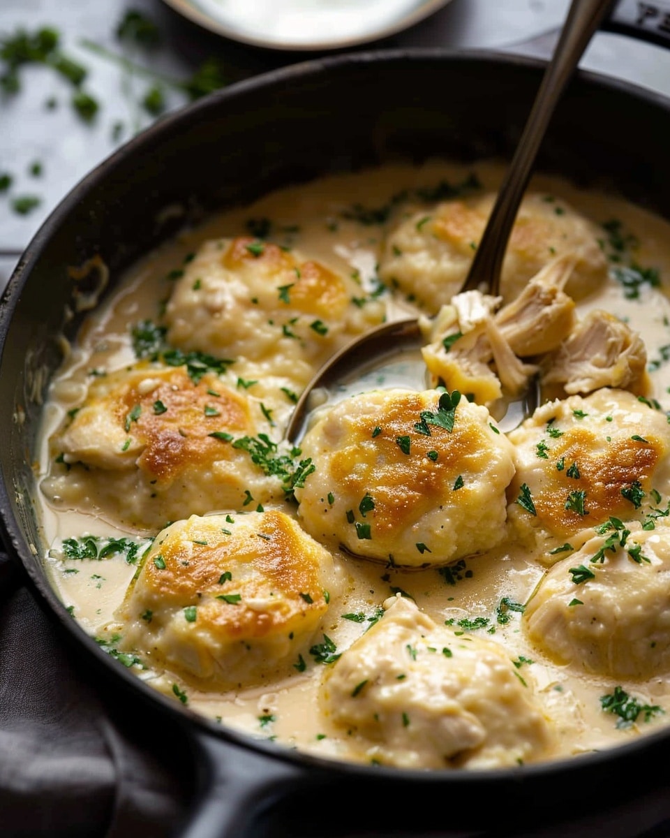 Keto Chicken & Dumplings