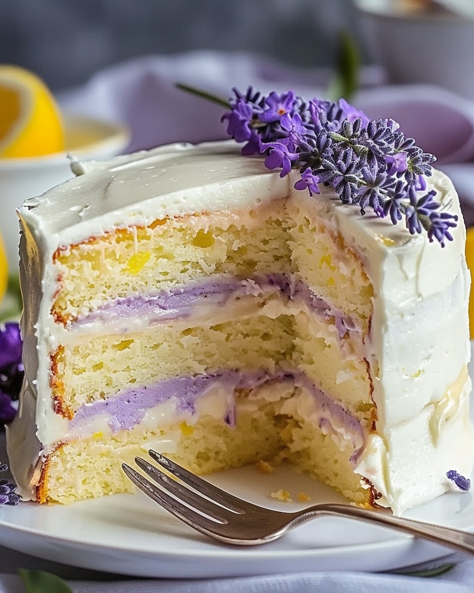 Lemon Lavender Dream Cake