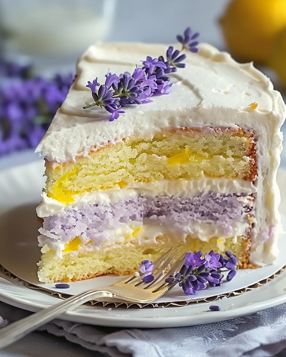Lemon Lavender Dream Cake