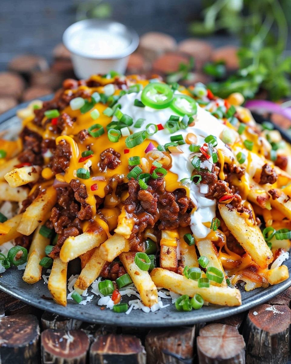 Loaded Chili Cheese Fries
