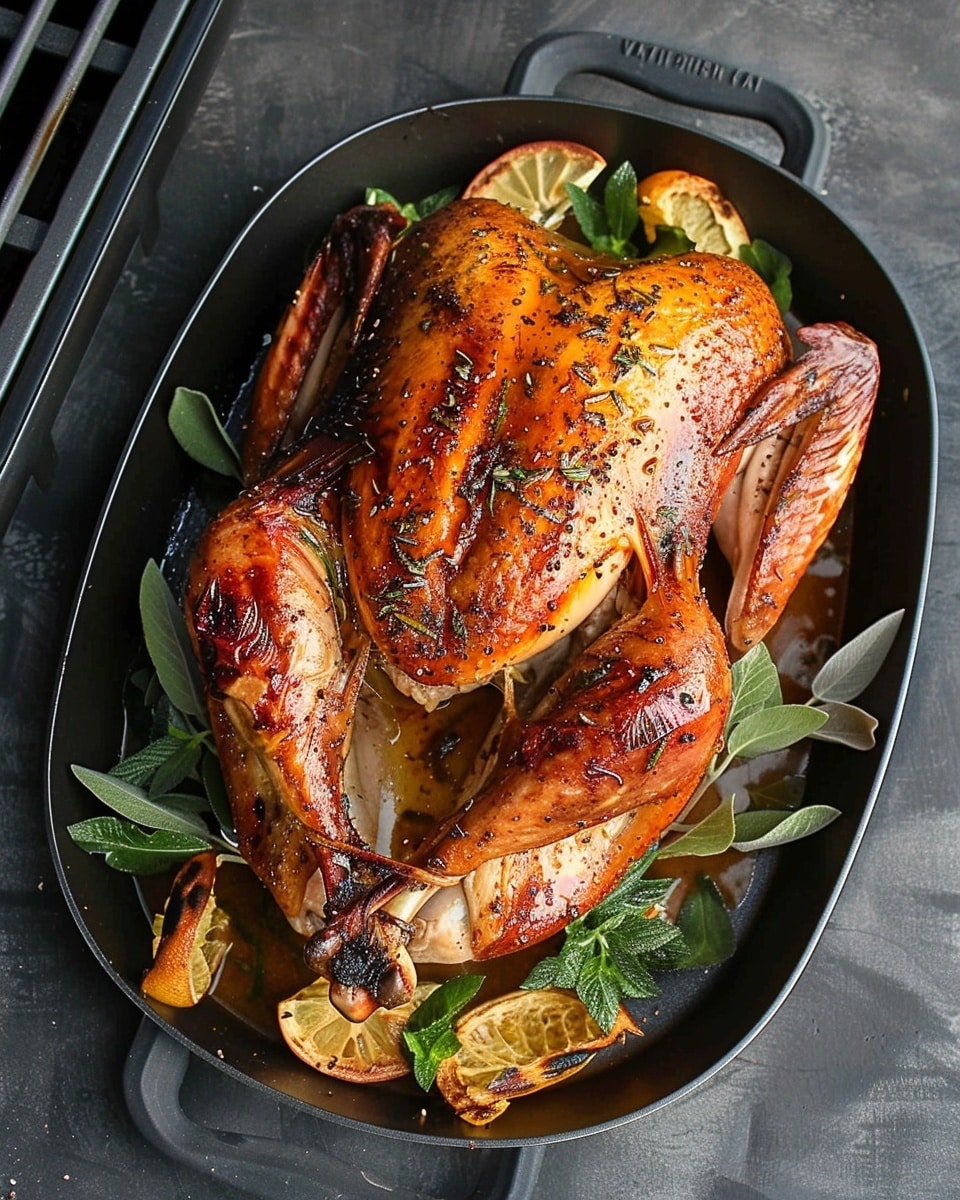 Maple Citrus Spatchcock Turkey