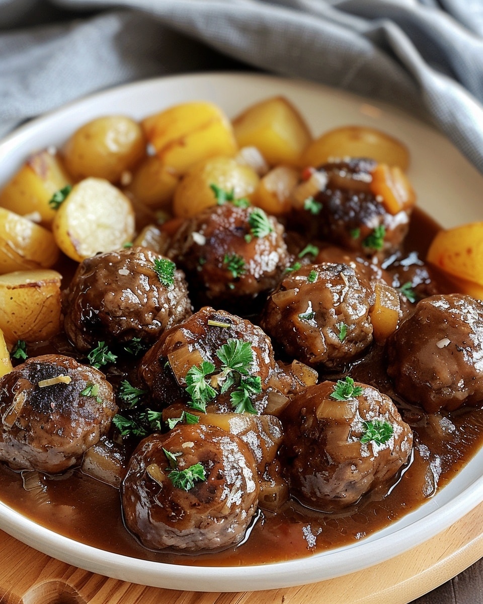 Meatballs and Potatoes: A Hearty and Delicious Meal