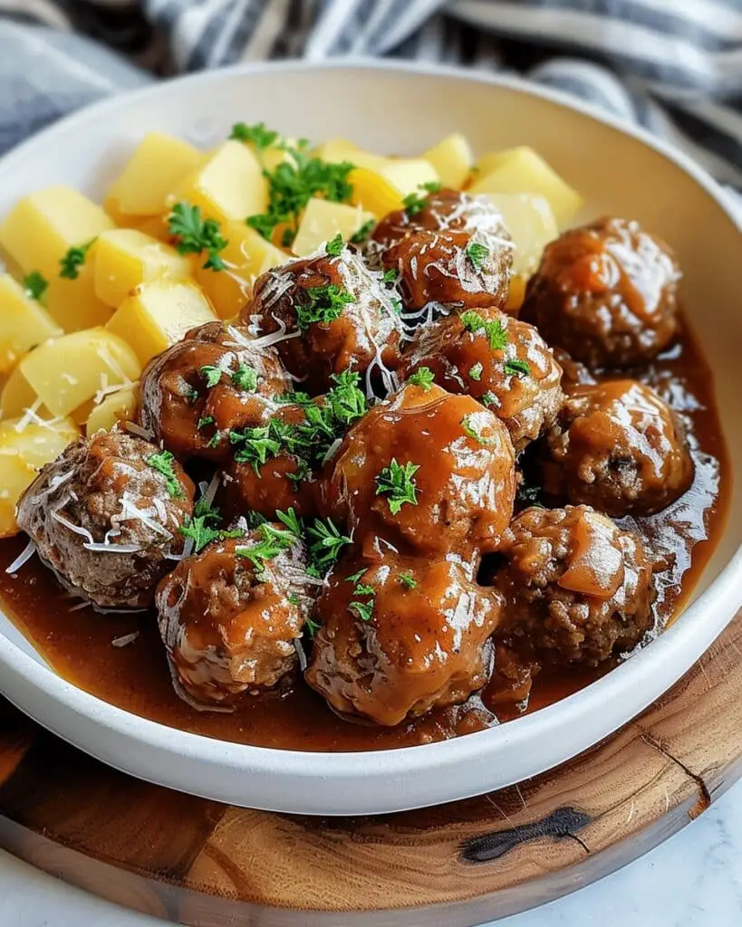 Meatballs and Potatoes: A Hearty and Delicious Meal