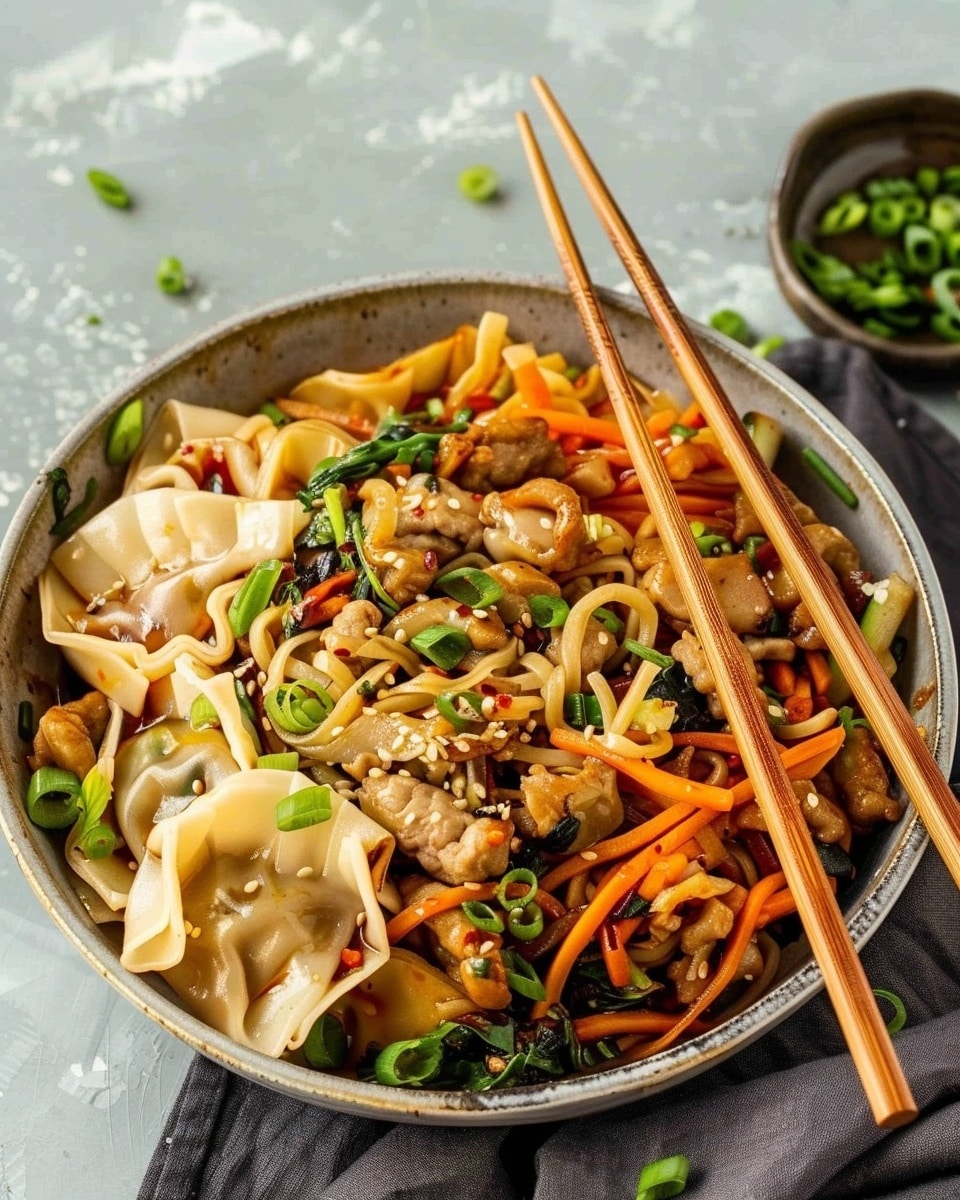 Potsticker Noodle Bowl