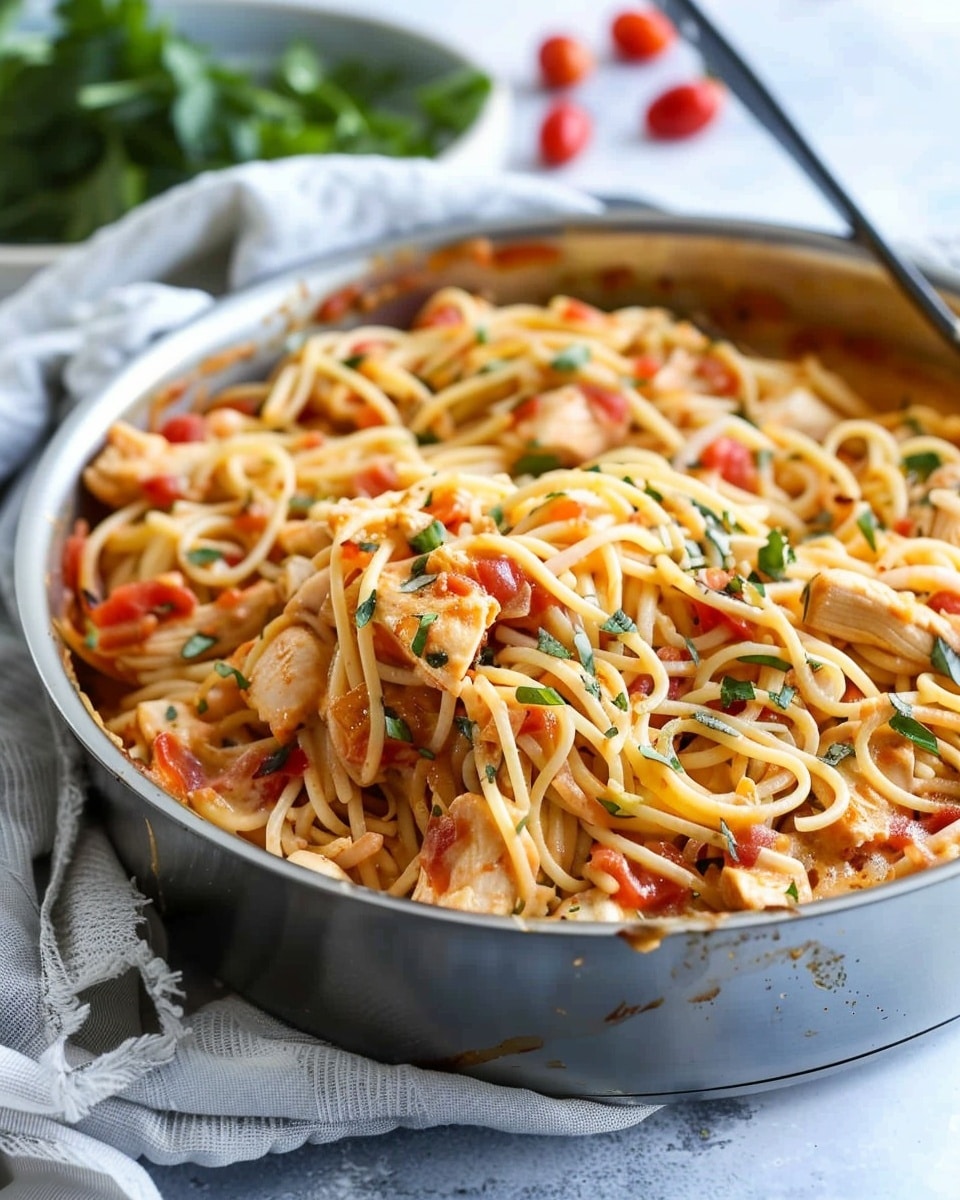 Quick One-Pot Chicken Spaghetti