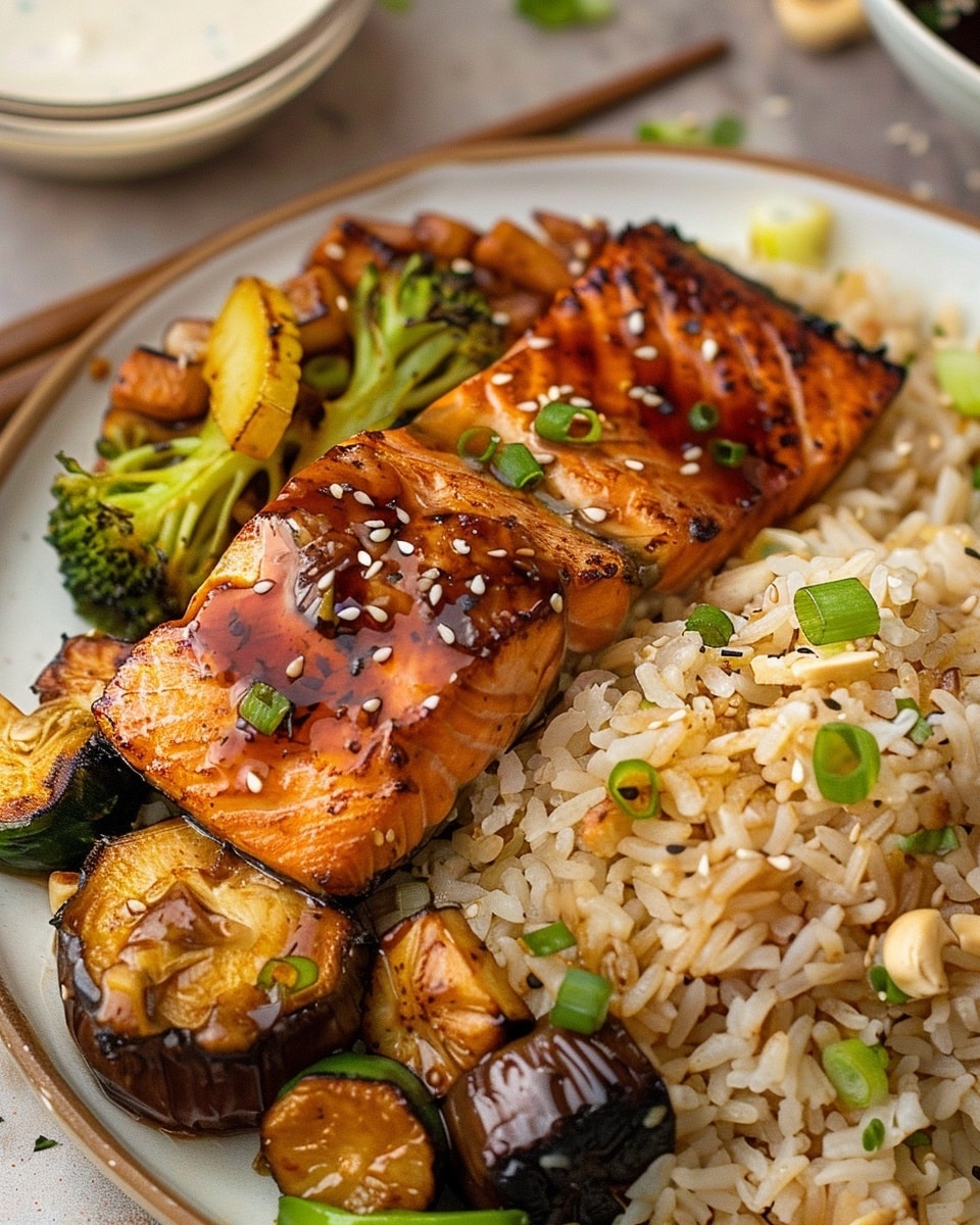 Salmon Hibachi Meal
