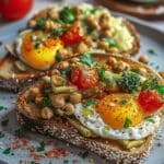 Savory Vegan Breakfast Toast : Plant-Powered & Protein-Packed