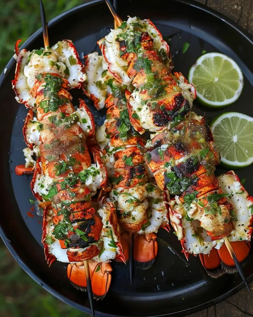 Skewered Lobster Tails