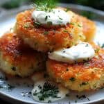 Smoked Salmon Potato Cakes With Herb Crème Fraîche
