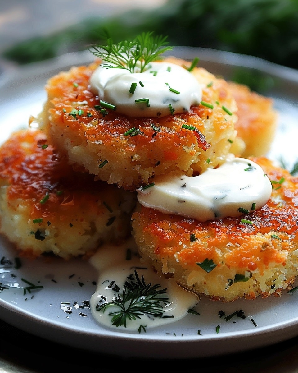 Smoked Salmon Potato Cakes With Herb Crème Fraîche