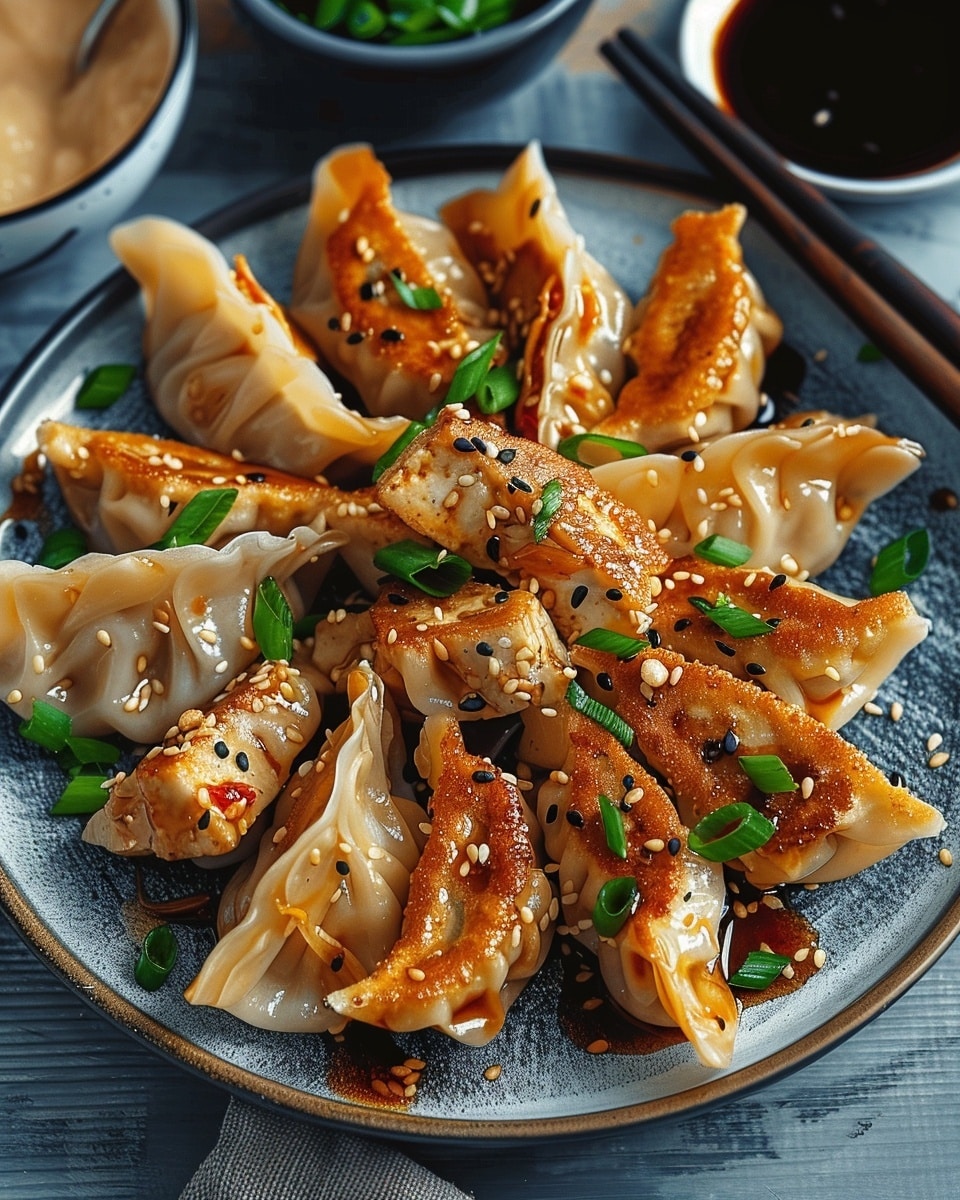 Tofu and Kimchi Dumplings