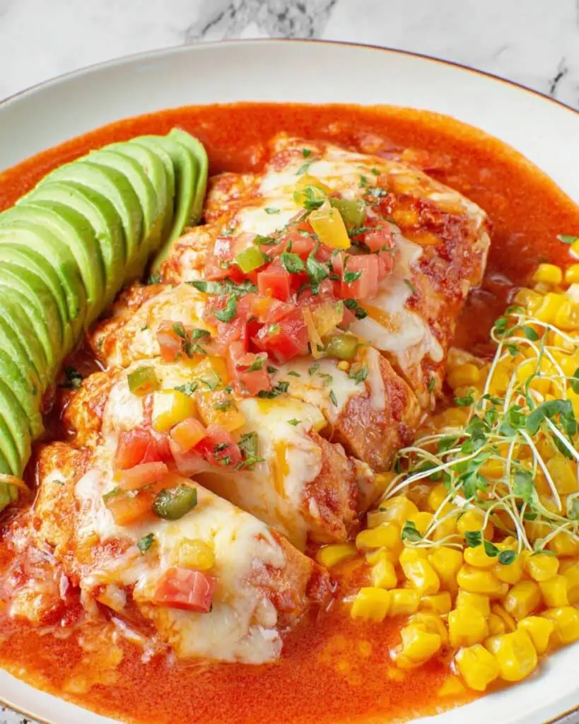 Cheesy Baked Salsa Chicken