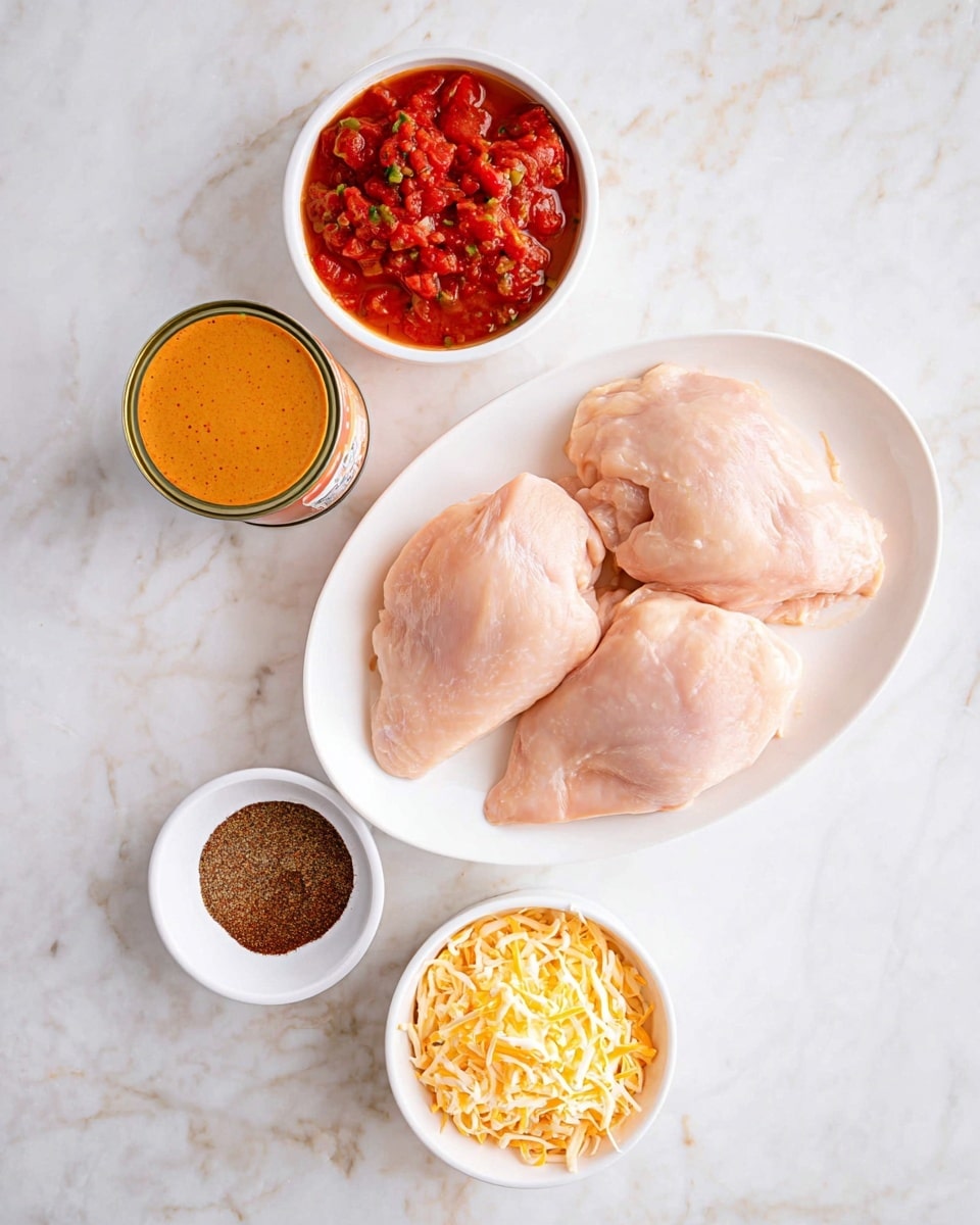 Cheesy Baked Salsa Chicken