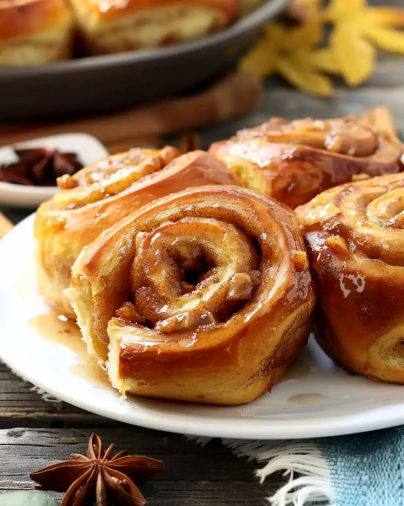 Brioche Cinnamon Rolls with Apples: Perfect Weekend Treat