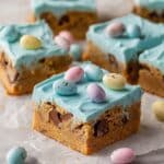 Cadbury Egg Cookie Bars