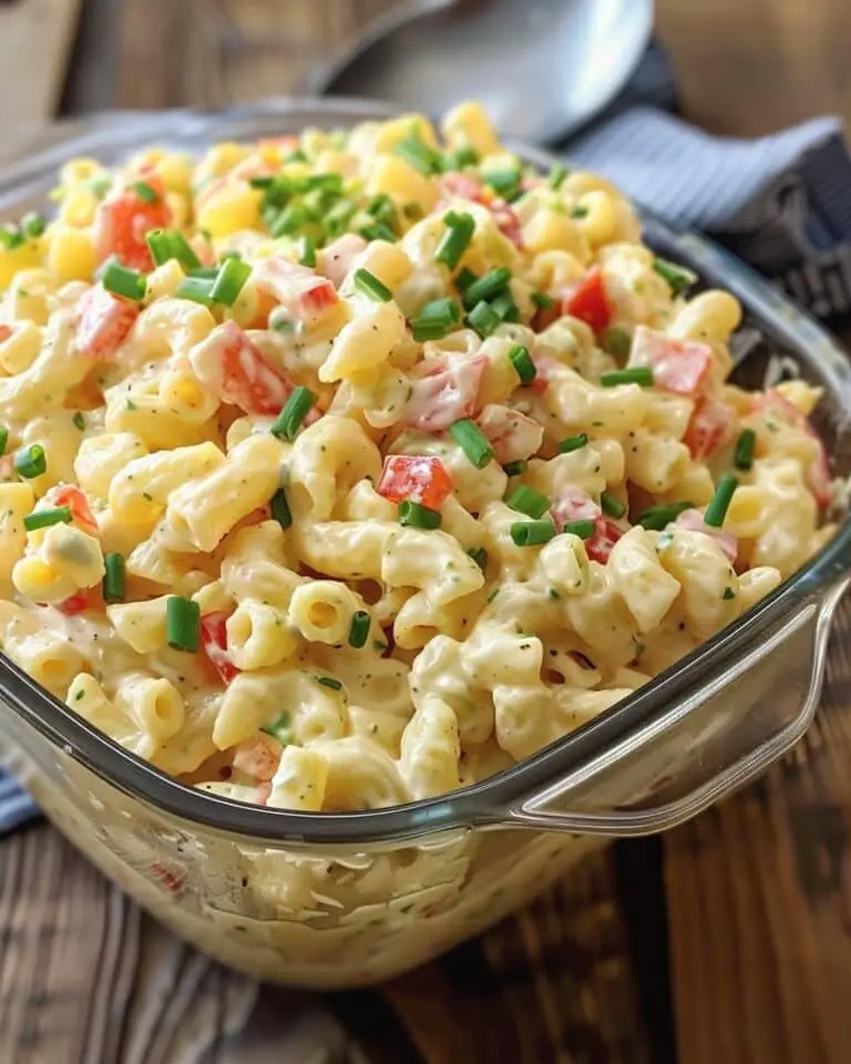 Cheddar and Macaroni Salad Recipe – Perfect for Weeknights