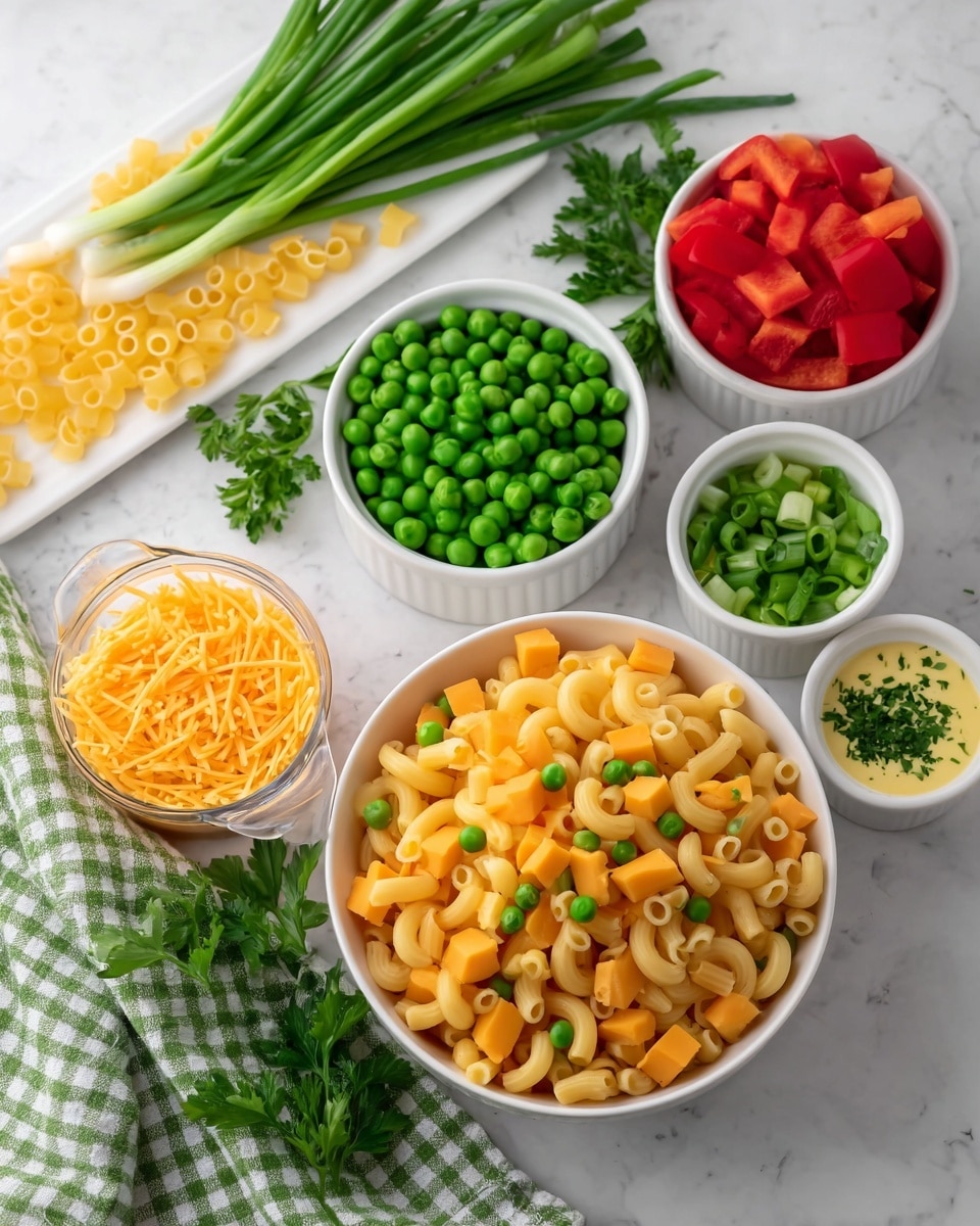Cheddar and Macaroni Salad Recipe – Perfect for Weeknights