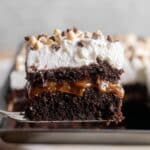 Chocolate Caramel Poke Cake