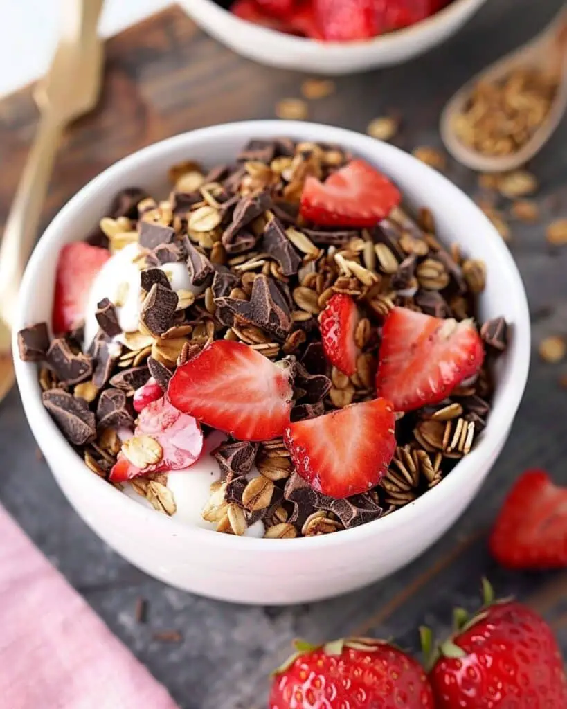 Chocolate Covered Strawberry Granola