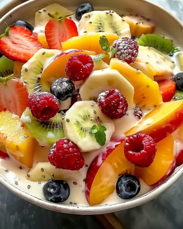 Creamy Fruit Salad: Best Light and Refreshing Dessert