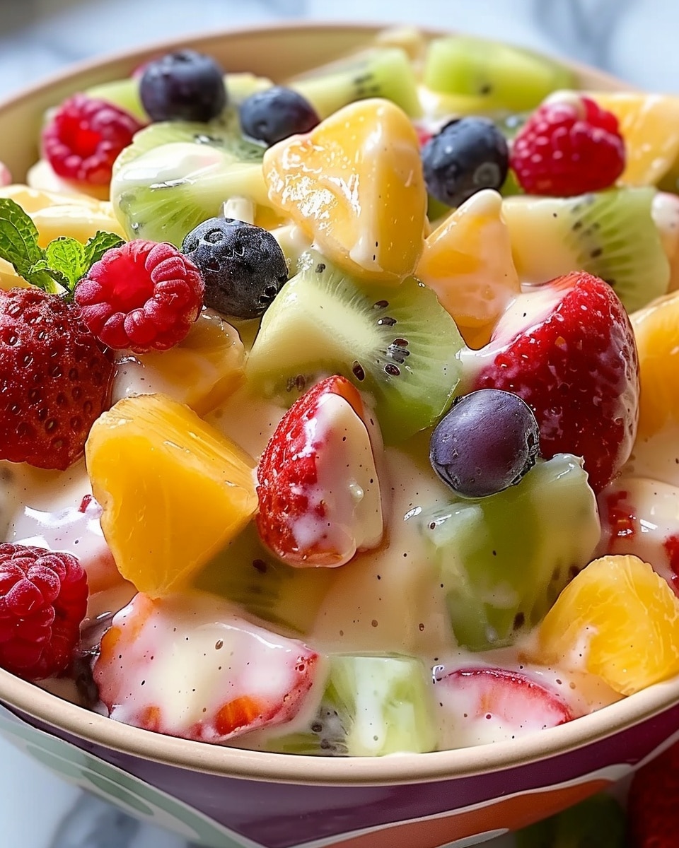 Creamy Fruit Salad: Best Light and Refreshing Dessert