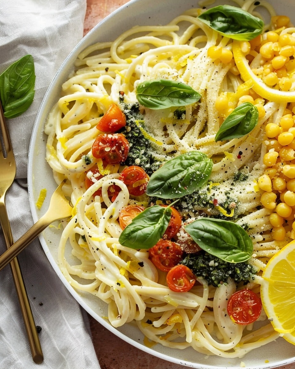 Creamy Lemon Basil Pasta