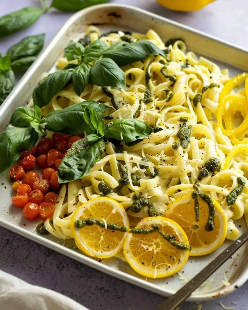 Creamy Lemon Basil Pasta