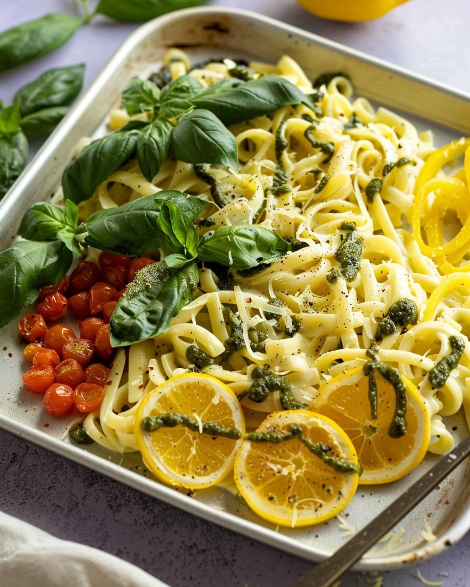 Creamy Lemon Basil Pasta