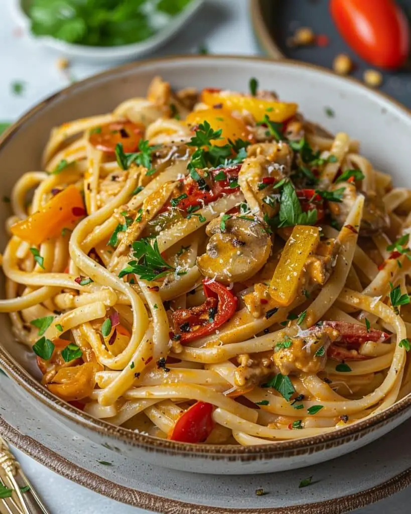 Creamy Vegan Cajun Pasta – Plant-Based Comfort Food
