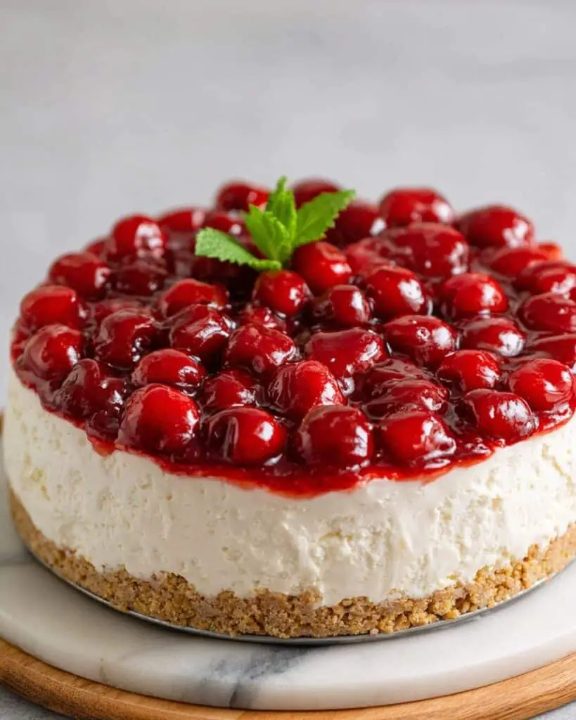 Easy Cherry Icebox Cake