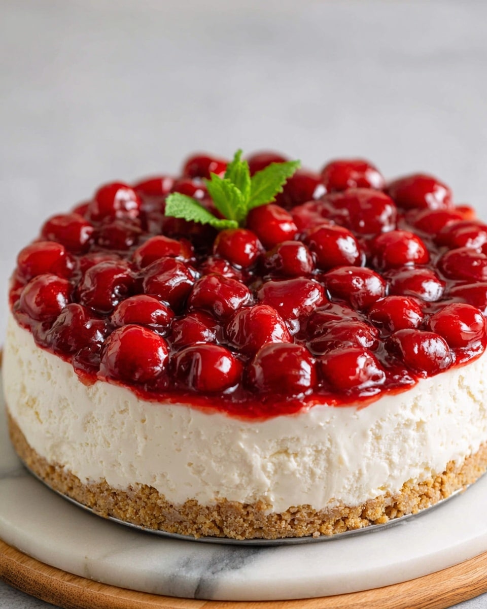 Easy Cherry Icebox Cake