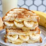 Honey Banana Grilled Cheese Sandwich