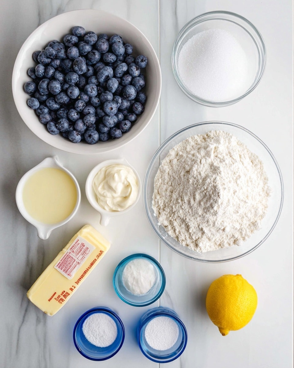 Lemon Blueberry Scones