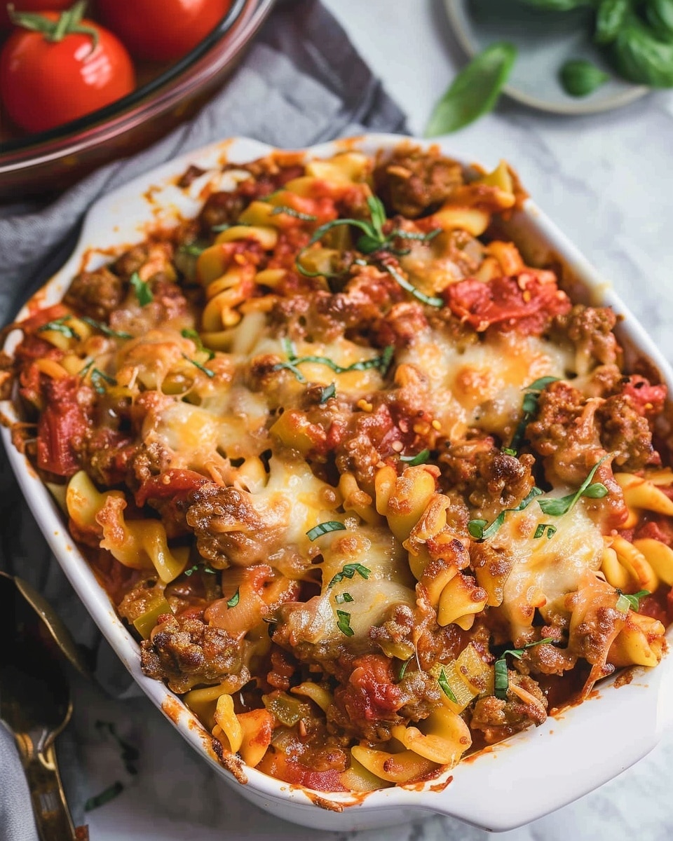 Meatzza Casserole