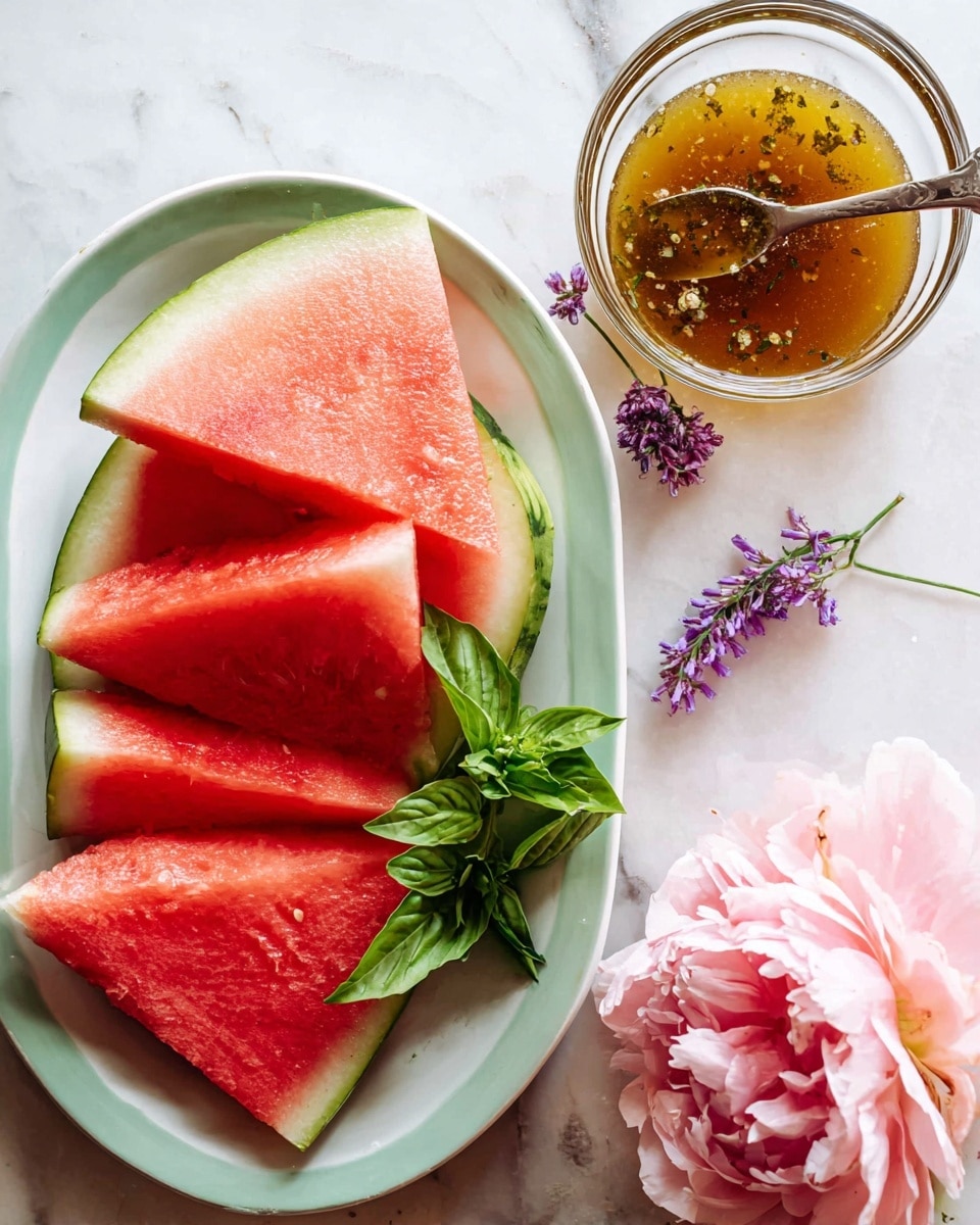 Peach Watermelon Feta Salad