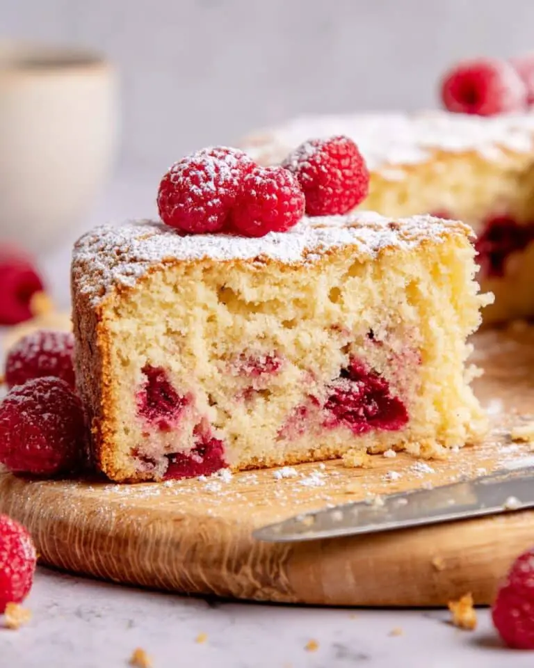 Raspberry Buttermilk Cake