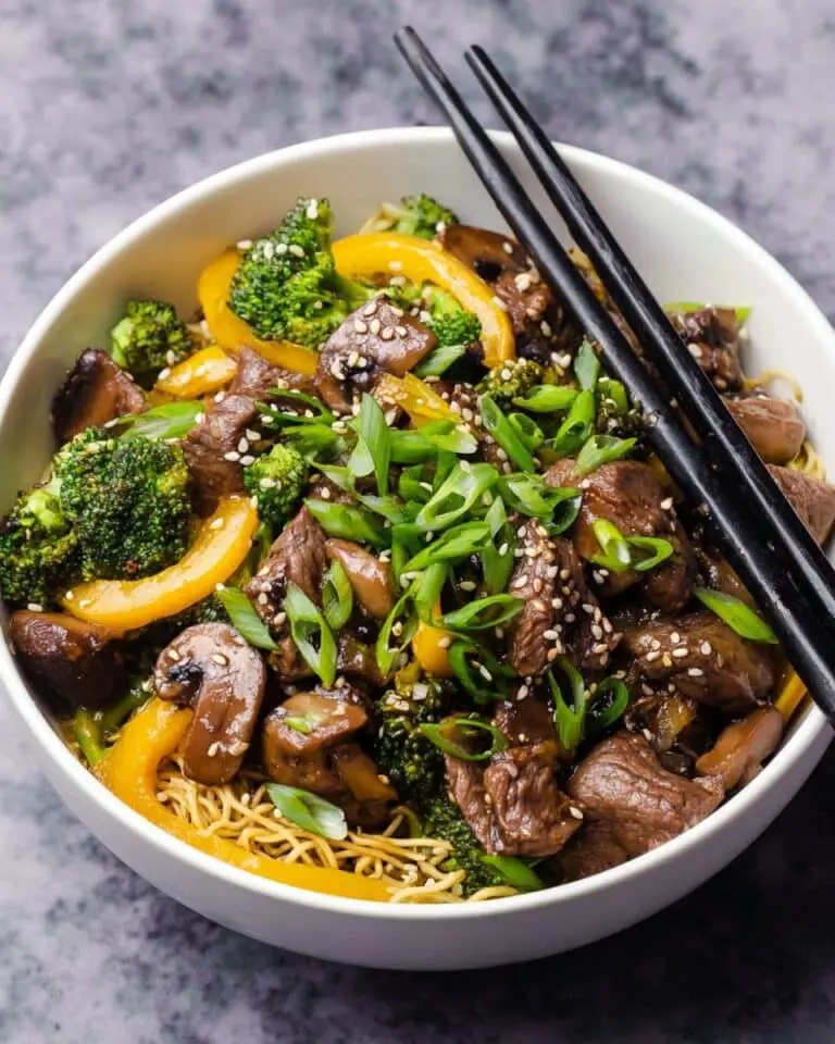 Slow Cooker Beef Tips and Vegetables