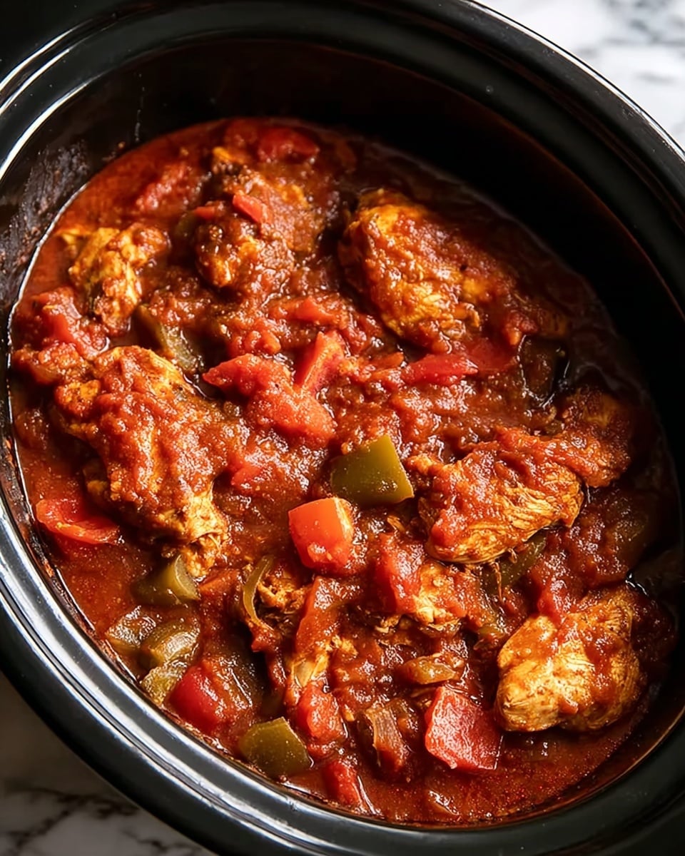 Slow Cooker Chicken Cacciatore