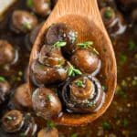 Slow Cooker Mushrooms